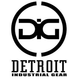 DIG DETROIT INDUSTRIAL GEAR logo