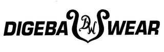 DIGEBA WEAR DW logo