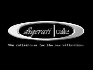 DIGERATI CAFE THE COFFEEHOUSE FOR THE NEW MILLENNIUM logo