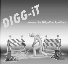 DIGG-IT POWERED BY LITIGATION SOLUTIONS logo