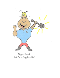 DIGGER DEREK, ANT FARM SUPPLIES LLC logo