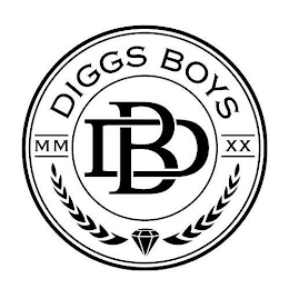 DIGGS BOYS DB MM XX logo