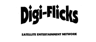 DIGI-FLICKS SATELLITE ENTERTAINMENT NETWORK logo
