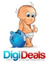 DIGIDEALS A NEW DIGITAL DEAL BORN EVERY DAY logo