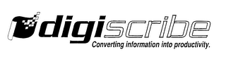 DIGISCRIBE CONVERTING INFORMATION INTO PRODUCTIVITY. logo