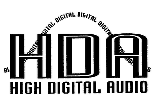 DIGITAL DIGITAL HDA HIGH DIGITAL AUDIO logo