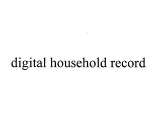 DIGITAL HOUSEHOLD RECORD logo