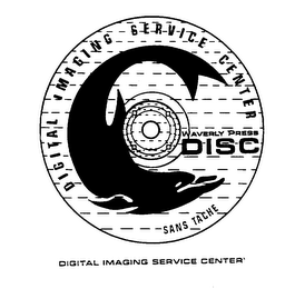 DIGITAL IMAGING SERVICE CENTER WAVERLY PRESS DISC SANS TACHE DIGITAL IMAGING SERVICE CENTER logo