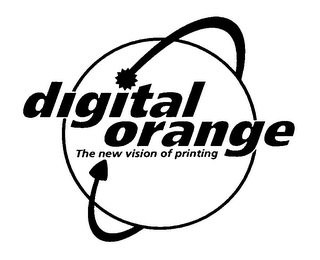 DIGITAL ORANGE THE NEW VISION OF PRINTING logo