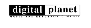 DIGITAL PLANET MUSIC AND ELECTRONIC MEDIA logo