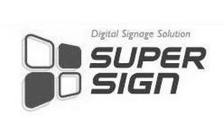 DIGITAL SIGNAGE SOLUTION SUPER SIGN logo