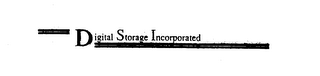 DIGITAL STORAGE INCORPORATED logo