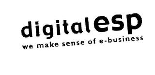 DIGITALESP WE MAKE SENSE OF E-BUSINESS logo