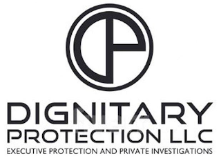 DIGNITARY PROTECTION LLC EXECUTIVE PROTECTION AND PRIVATE INVESTIGATIONS logo