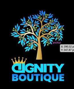 DIGNITY BOUTIQUE ANCHOR X:390.32 P Y:347.87 P logo