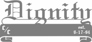 DIGNITY C/C  EST. 9-17-94 logo