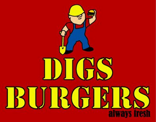 DIGS BURGERS ALWAYS FRESH logo