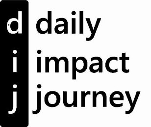 DIJ DAILY IMPACT JOURNEY logo