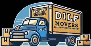 DILF DILF MOVERS DILF MOVERS DADS IN LOGISTICS & FREIGHT logo