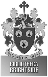 DILIGENTIA DITAT BIBLIOTHECA BRIGHTSIDE logo