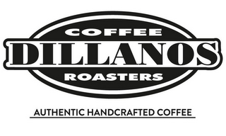 DILLANOS COFFEE ROASTERS AUTHENTIC HANDCRAFTED COFFEE logo