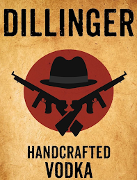 DILLINGER HANDCRAFTED VODKA logo