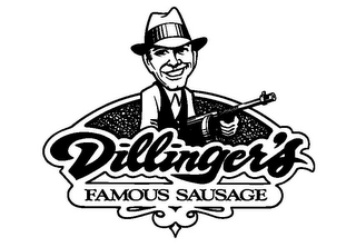 DILLINGER'S FAMOUS SAUSAGE logo