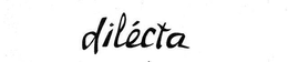 DILÉCTA logo
