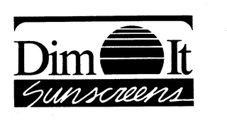 DIM IT SUNSCREENS logo