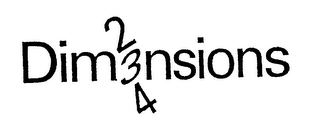 DIM234NSIONS logo