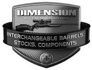DIMENSION BOLT-ACTION PLATFORM INTERCHANGEABLE BARRELS, STOCKS, COMPONENTS TC logo