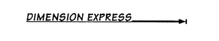 DIMENSION EXPRESS logo