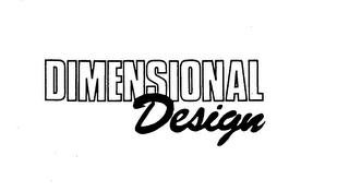 DIMENSIONAL DESIGN logo