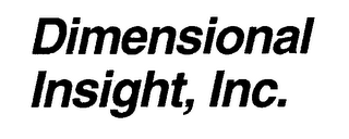 DIMENSIONAL INSIGHT, INC.