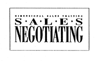 DIMENSIONAL SALES TRAINING SALES NEGOTIATING logo