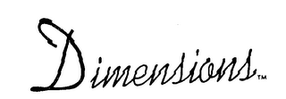 DIMENSIONS logo