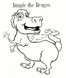 DIMPLE THE DRAGON logo