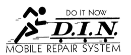 D.I.N. DO IT NOW, MOBILE REPAIR SYSTEM logo