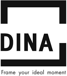 DINA FRAME YOUR IDEAL MOMENT logo