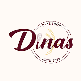 DINA'S BAKE SHOP EST'D 2020 logo