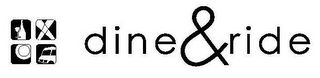 DINE & RIDE logo