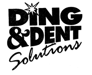DING & DENT SOLUTIONS logo