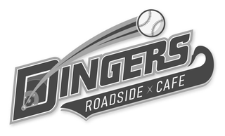 DINGERS ROADSIDE X CAFE logo