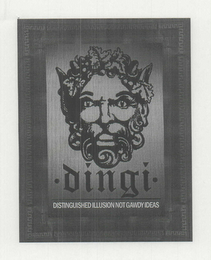 DINGI DISTINGUISHED ILLUSION NOT GAWDY IDEAS logo