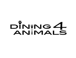 DINING 4 ANIMALS logo