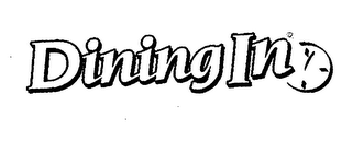 DINING IN logo
