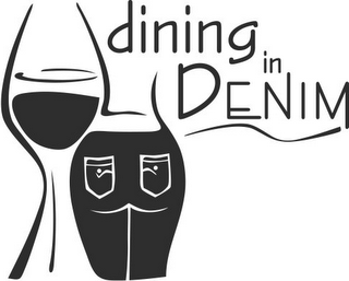 DINING IN DENIM logo