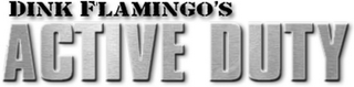 DINK FLAMINGO'S ACTIVE DUTY logo