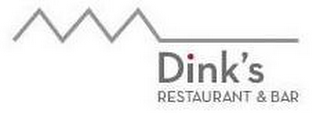 DINK'S RESTAURANT & BAR logo