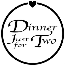 DINNER JUST FOR TWO logo